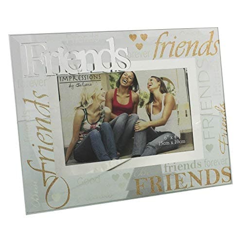 Image of Friends Glass Photo Frame 6x4" 3D Words FG573FR