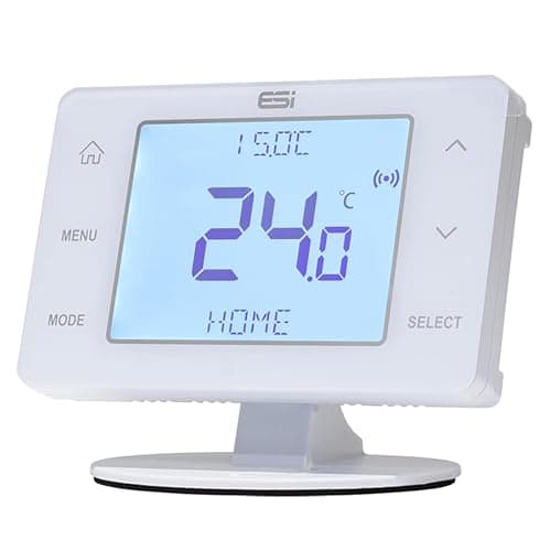 Image of ESi ESRTP4TOUCH Wireless Programmable Room Thermostat & Receiver (White) - EVO