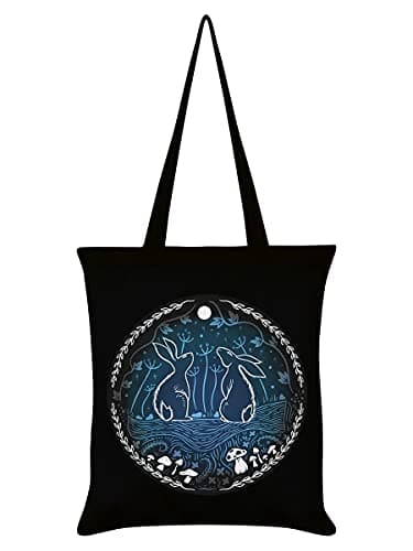 Image of Grindstore Moonlit Tryst Tote Bag Black 32x44cm
