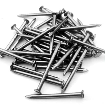 Image of TERF® High Quality Bright Round Wire Nails 100mm (4 inch) Round Nail Use for Soft and Hard Timber Material Wood Joinery Furniture Craft Construction Applications and General Purpose Use - Pack of 30