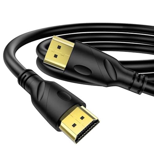 Image of Jorenca 8K/4K HDMI Cable 3m(HDMI 2.1,8k@60hz,48gbps&4k@120hz,18gbps)Ultra High Speed Gold Plated Connectors,Ethernet Audio Return,Video 8K/4K,Full HD1080p,3D Compatible with HDTV,Blu-Ray,PS3/4/5/9,ect