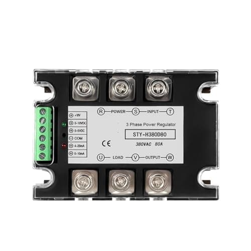 Image of TYEXCZARF Three Phase Solid State Relay Voltage Regulator Module Power Regulator Thyristor AC380V 25A-400A Fully Isolated Intelligent(200A)