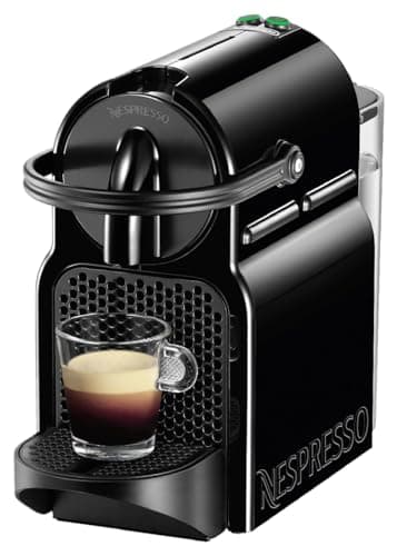 Image of Nespresso DeLonghi EN 80.B - Inissia Capsule Coffee Pod Machine - Auto Brew Stop, fast Heat-up, auto Off - 0.8 Liters, 19 Bar - incl. 16 Pods - black