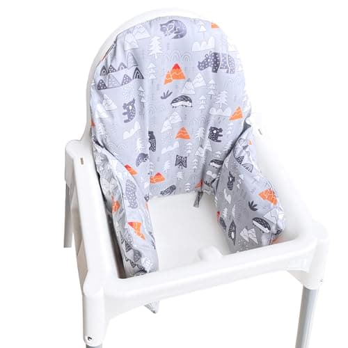Image of ZARPMA Inflatable Cushion Inner Cover Compatible for IKEA Antilop Highchair (Cover Only) (Grey)