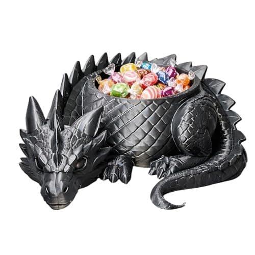 Image of Decorative Planter Pots, Reusable Dragon Container, 6 Inches Plant Pot with Drainage, 3D Printed Flower Holder, Garden Decor with Artistic Style, Outdoor for Succulents Cacti