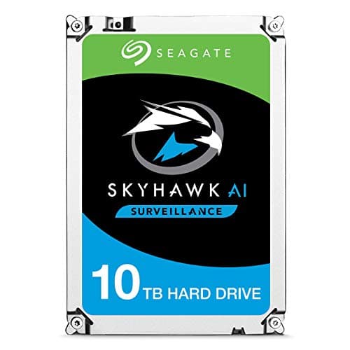 Image of Seagate 3.5 Inch 10 TB SkyHawk AI Internal Hard Disk Drive - Silver