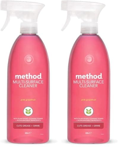 Image of Method Multi Purpose Cleaner, Pink Grapefruit, 828ml (Pack of 2)