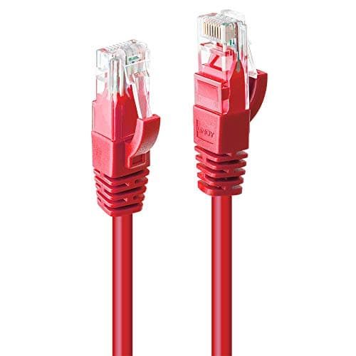 Image of LINDY 7.5m Cat.6 U/UTP Ethernet Cable, Red