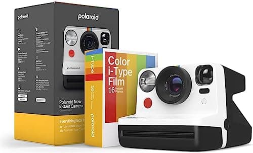 Image of Polaroid Everything Box Now Gen 2 Instant Camera - Black & White