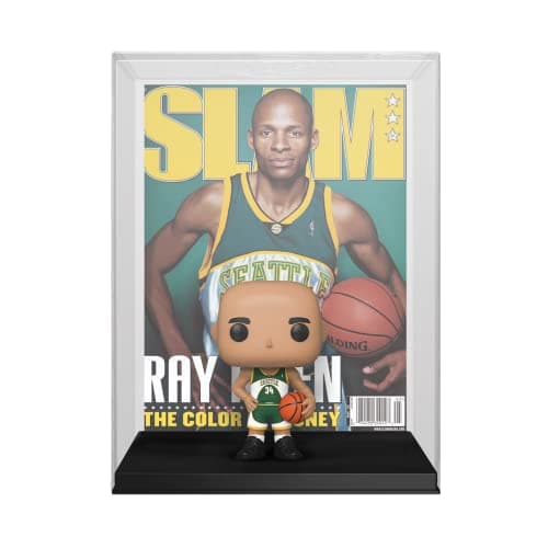 Image of Funko Pop! NBA Cover: SLAM - Ray Allen - Collectable Vinyl Figure - Gift Idea - Official Merchandise - Toys for Kids & Adults - Sports Fans - Model Figure for Collectors and Display