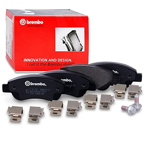 Image of Brembo P61081 Front Disc Brake Pad - Set of 4