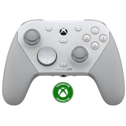 Image of GameSir G7 Pro Wired Controller for Xbox Series X|S, Xbox One, Wireless Gamepad for PC&Android with TMR Sticks, Hall Effect Analog Triggers, 1000Hz Polling Rate, 3.5mm Audio Jack - White