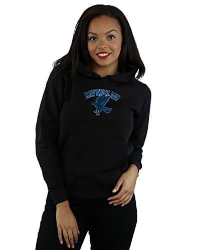 Image of Harry Potter Women's Ravenclaw Sport Emblem Hoodie Small Black