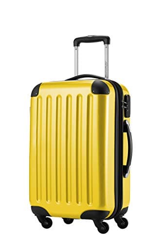 Image of HAUPTSTADTKOFFER® · Hard-Side Cabin Luggage Yellow high Gloss · Dimension ca. 55 x 35 x 20 cm + 4 cm Volume Expansion · max. 45 Liter Filling Volume