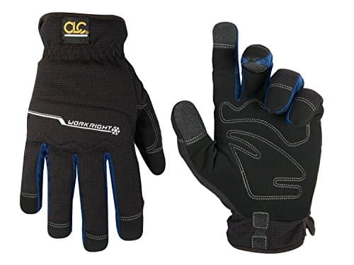 Image of Kuny's Unisex Kunl123l Kuny s L123L Workright Winter Flexgrip Gloves Lined Large Size 10 , Black, L UK