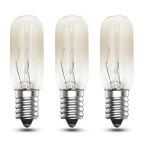 Image of EASYIVY 15W E14 Mini Wax Warmer Light Bulb, 230V Scentsy Plug in Wax Burner Bulbs Dimmable, 2700K Warm White Small Edison Screw SES Pygmy Salt Lamp Bulb, Scentsy Bulbs for Plug in Warmers, 3-Pack