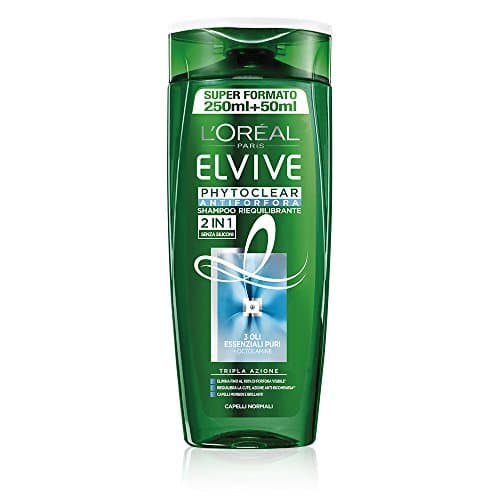 Image of L 'Oréal Paris Elvive Phytoclear 2 in1 Shampoo Antiforfora riequilibrante 2 in1 for Normal Hair