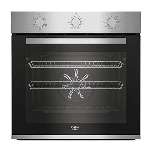 Image of Beko 66L Built-in Electric Fan Single Oven - Stainless Steel