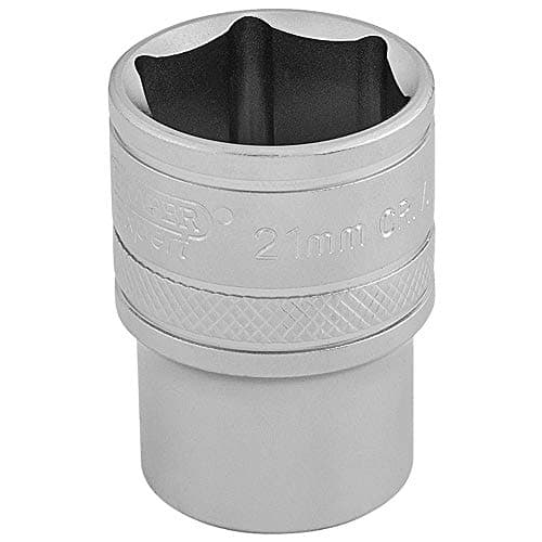 Image of Draper 16612 1/2" Square Drive 6 Point Socket, 21mm Size