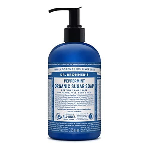 Image of Dr. Bronner's - Organic Sugar Soap Peppermint 355 ml