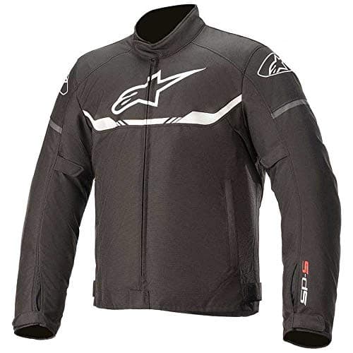 Image of Alpinestars Men's T-sp S Waterproof Jacket Black/White Motorcycle Clothing, L