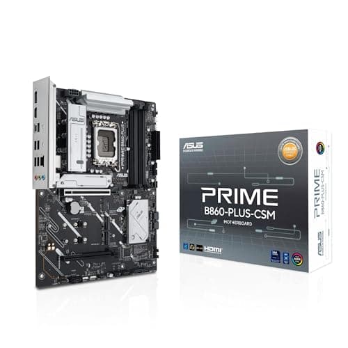 Image of ASUS Prime B860-PLUS-CSM Motherboard Socket Intel LGA 1851 (Intel B860, ATX, DDR5 Memory, PCIe 5.0 x16 SafeSlot, 3X PCIe 4.0 M.2, HDMI, DisplayPort, USB 20Gbps, USB 5Gbps Type-C)