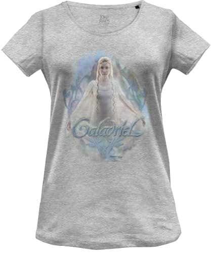 Image of The Lord Of The Rings WOLOTRMTS002 T-Shirt, Grey Melange, S, Women's, Melange Grey, S