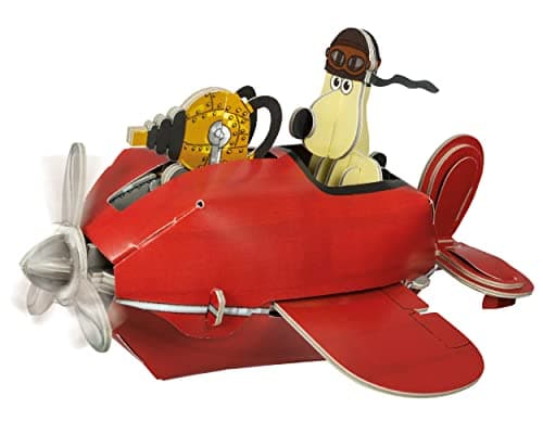 Image of Build Your Own Wallace & Gromit Sidecar Plane - A Close Shave - Cardboard Craft Kit - Ages 10+