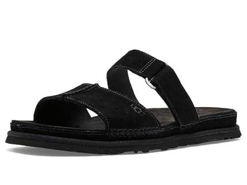 Image of UGG womens Goldengaze Slide, Black, 6