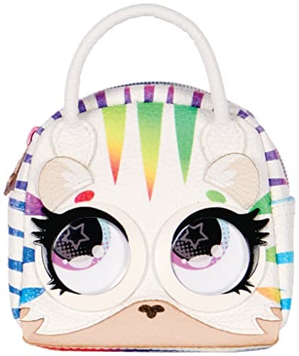 Image of Purse Pets Micros, Roarin’ Rainbow Tiger Stylish Small Purse with Eye Roll Feature, Kids’ Toys for Girls Aged 5 and above