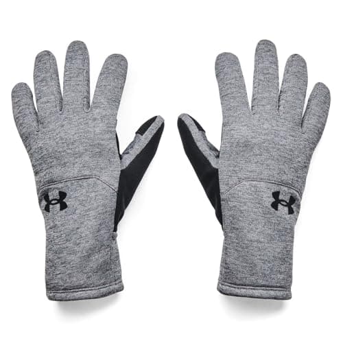 Image of Under Armour Mens Storm Fleece Gloves Grey/Black S