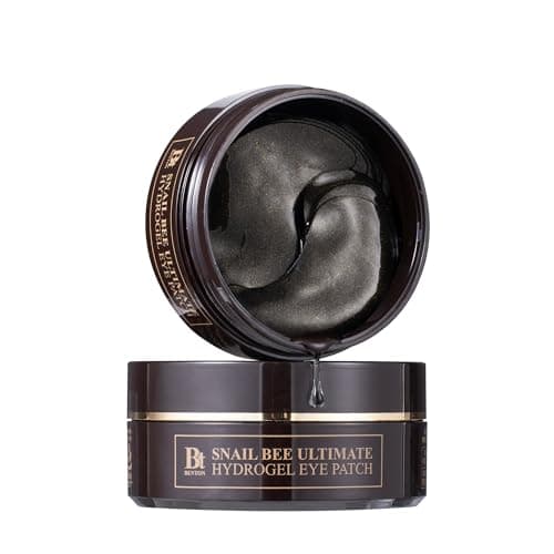 Image of BENTON Snail Bee Ultimate Hydrogel Eye Patch 60pcs - Snail Secretion Filtrate & Seaweeds Extract Contained Nourishing & Hydrating Eye and Wrinkle Areas Patches, Soothing and Cooling