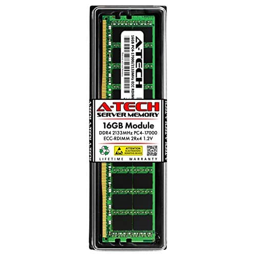 Image of A-Tech 16GB RAM Replacement for Samsung M393A2G40DB0-CPB | DDR4 2133MHz PC4-17000 2Rx4 1.2V ECC RDIMM Registered 288-Pin DIMM Memory Module