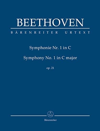 Image of BARENREITER TASCHENPARTITUREN BEETHOVEN L.VON - SYMPHONIE N°1 IN C MAJOR OP.21 - STUDY SCORE Classical sheets Pocket score
