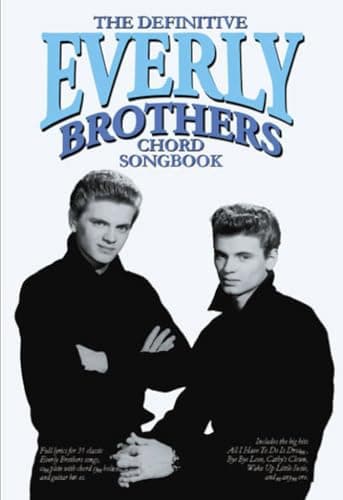 Image of The Definitive Everly Brothers - Chord Songbook | Vocal Solo General Merchandise | Beginner to Intermediate Guitar Music Book for Students | Chord Diagrams and Original Keys for Practice Performance