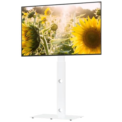 Image of BONTEC TV Floor Stand for 30-70 Inch LED LCD OLED Flat Curved TVs, Height Adjustable Tall Swivel Standing TV Stand, Universal Freestanding Floor Standing TV Stand Base up to 40kg, Max VESA 600x400mm