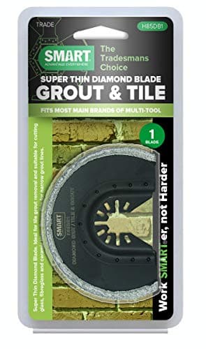Image of Smart H85DB1 Trade 85 mm Super Thin Diamond Embedded Grout Blade, black, silver