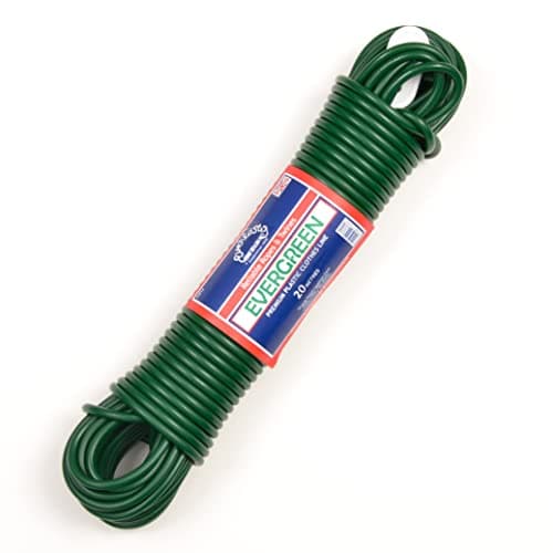 Image of Everlasto 'Evergreen' Premium Quality PVC Clothesline Washing Line 4.8mm X 30M