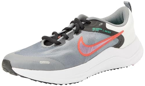 Image of Nike Downshifter 12 NN Sneaker, Cool Grey Lt Crimson Black, 3 UK