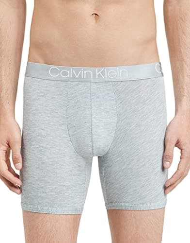 Image of Calvin Klein Men's Ultra Soft Modal Boxer Briefs, Grey Heather, S