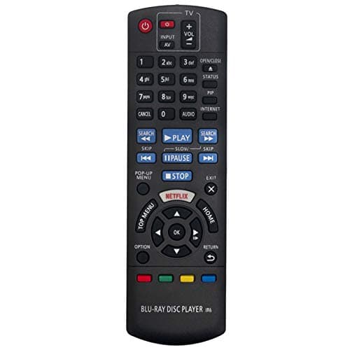 Image of VINABTY N2QAYB001030 sub N2QAYB001031 N2QAYB001026 Replacement Remote Fit for Panasonic Blu-Ray Disc Player DMP-BDT175 DMP-BDT174 DMP-BDT171 DMP-BDT170 DMP-BDT181 DMP-BDT180 DMP-BDT184 DMP-BDT185