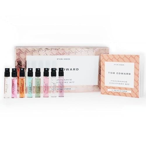 Image of Tom Edward Fragrance Discovery Kit, Eau De Parfum Gift Set For Her, 8 x 3 ml | Long Lasting Perfume for Women