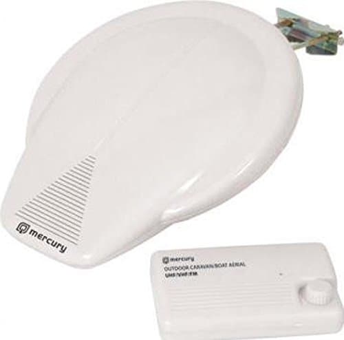 Image of Mercury Outdoor Amplified HDTV Aerial for Caravans & Boats