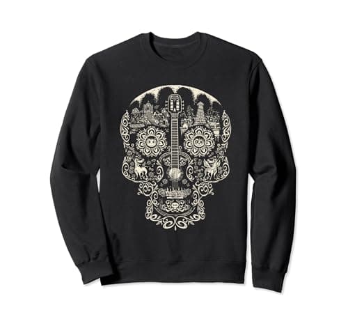 Image of Coco Skull Mono Pattern Sweatshirt
