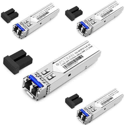 Image of OPSTRAN 1000BASE-LX/LH SFP Optical Transceiver Module Compatible with Mellanox MC3208011-LX 1310nm 20km DOM Duplex LC SMF 4 Pack