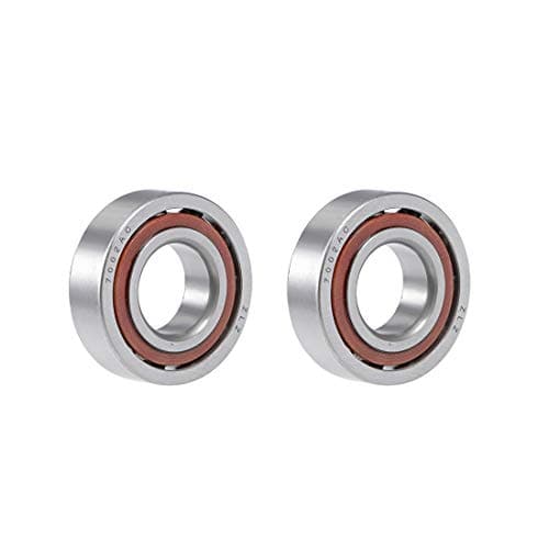 Image of uxcell 7002AC Angular Contact Ball Bearing 15x32x9mm, Single Row, Open, 25° Contact Angle 2pcs