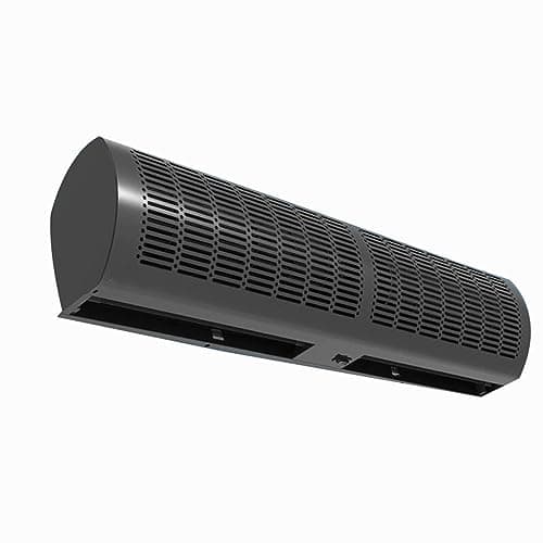 Image of BAIYUN Wall-mounted Air Curtain, For Commercial Stores, Black With Remote Control (0.9m/1.2m/1.5m) (Size : 0.9m)