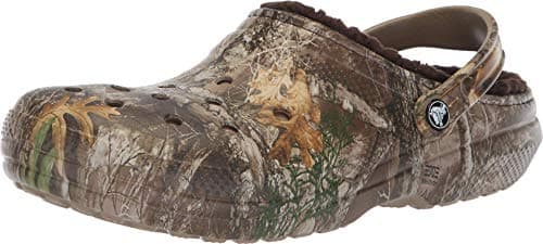 Image of Crocs Clssc Lined Realtree Edge Clog, Unisex Adults' Clogs, Brown (Chocolate), M5/W6 UK (38-39 EU)