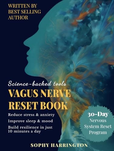 Image of The Vagus Nerve Reset Book: Therapy Workbook with 80+ Stimulation Exercises to Activate Healing Power , Calm Pain & Anxiety Relief | 30 Day Nervous System Regulation Program for Holistic Wellness