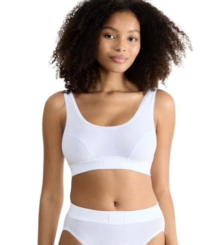 Image of Sloggi Womens Double Comfort T Top Bra, White, 30 UK